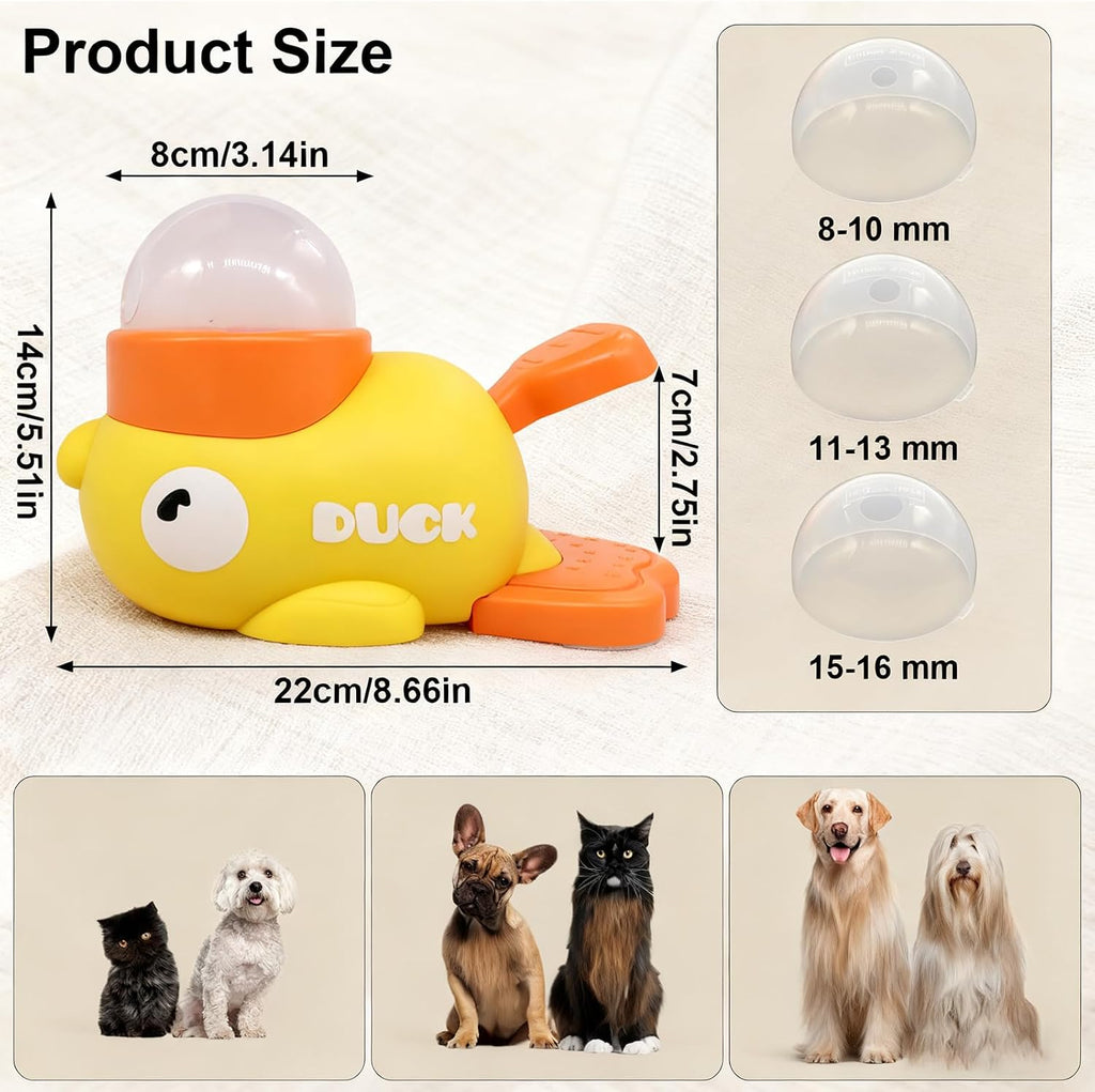 Interactive Treat Dispenser Toy — 2-In-1 Puzzle Slow Feeder